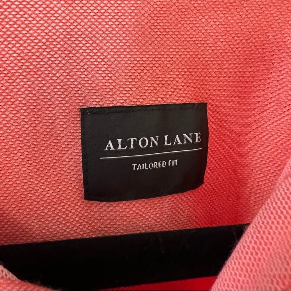 Alton lane Sandbar Piqué Double Pocket Short Sleeve Shirt Mens small Washed red - Picture 5 of 8